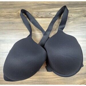 SPANX Black BRA Front Closure Cross Back 38DD Bra-lellujah!